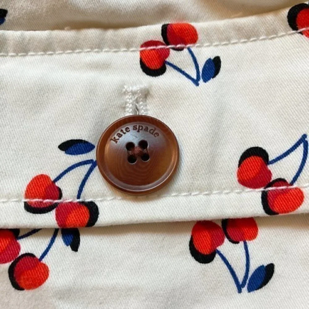 Kate Spade Cherry Toss Jacket Size XXS NWT
